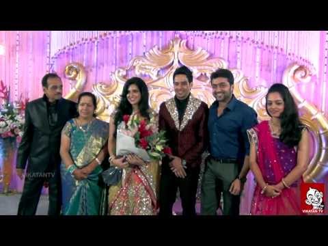 Actor Bharath - Jeshly Wedding Reception