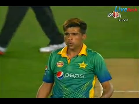 Mohammad Amir bowling First over in International Cricket