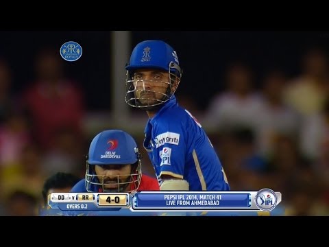 Spectacular 64 runs from Ajinkya Rahane (IPL2014: RR vs DD - 41st Match)