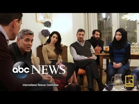 George and Amal Clooney Shine a Light on Syrian Refugee Crisis