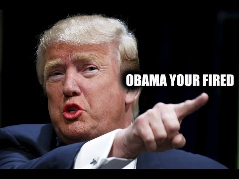 Donald Trump Tells President Obama 'You're Fired'