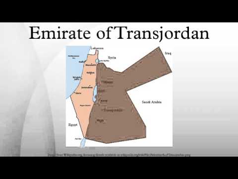 Emirate of Transjordan