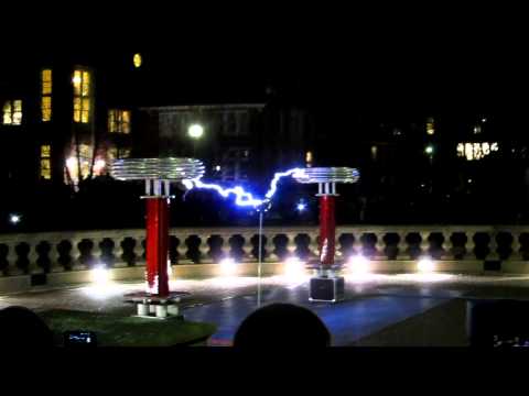 Tesla coil music. Sail by Awolnation