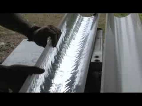 PARABOLIC TROUGH REFLECTOR SOLAR WATER HEATER GREEN POWER