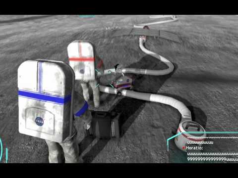 Moonbase Alpha provides a realistic simulation of life on a natural satellite