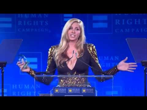 Candis Cayne Receives the HRC Visbility Award