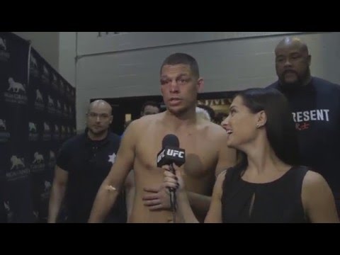 UFC 196: Nate Diaz Backstage Interview