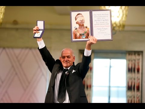 Tunisian National Dialogue Quartet receive Nobel Peace Prize - full ceremony