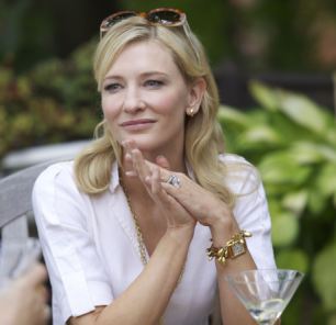 Cate Blanchett as Jasmine in the film Blue Jasmine