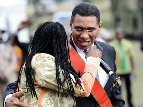 My Dream! Prime Minister Andrew Holness performs with Nesbeth