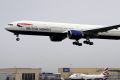 A British Airways flight landing. The pilot of the flight from Geneva, carrying 132 passengers and five crew, reported ...