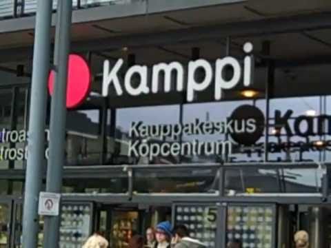 Kamppi Shopping Center in downtown Helsinki, Finland.