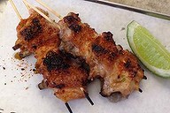 Cho Cho San's chicken wing yakitori