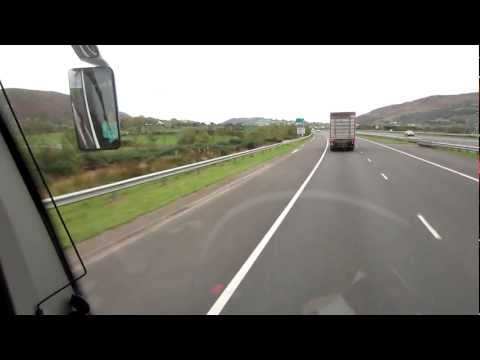 Border crossing from Northern Ireland UK into The Republic of Ireland