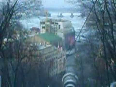 Kiev's Funicular (Cable Car) Ukraine