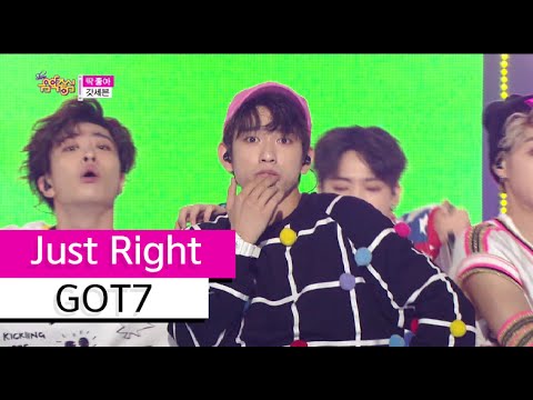 [HOT] GOT7 - Just right, 갓세븐 - 딱 좋아, Show Music core 20150725