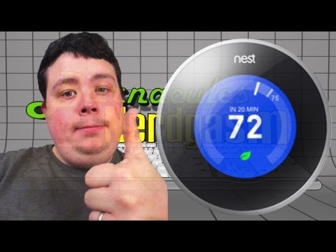 NEST Thermostat unboxing and installation in the Nerdgasm house