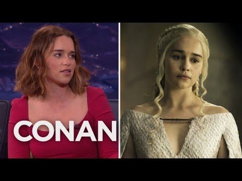 Emilia Clarke Wants More Male Nudity On "Game Of Thrones"  - CONAN on TBS