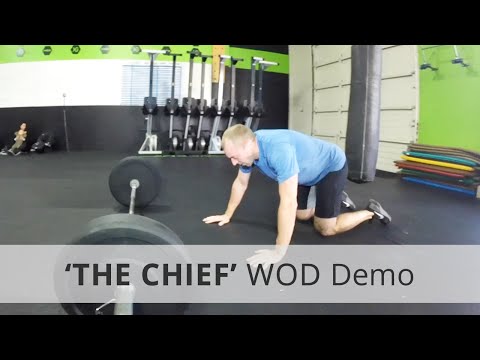 "THE CHIEF" CrossFit WOD - 21+8 Rx