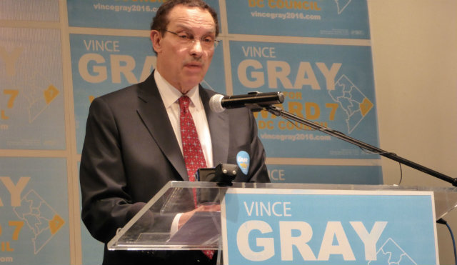 Campaign Poll Shows Vincent Gray With A Large Lead In Ward 7