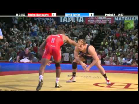 74 KG Finals - Jordan Burroughs (Sunkist Kids) vs. David Taylor (NLWC)