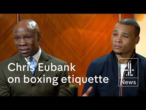 Chris Eubank: 'You're line of questioning isn't conducive to a good interview'