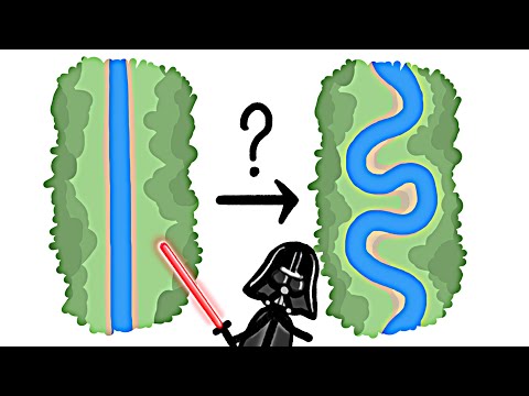 Why Do Rivers Curve?