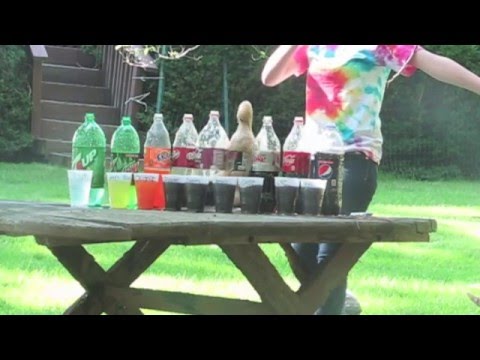 Soda and Mentos Experiment