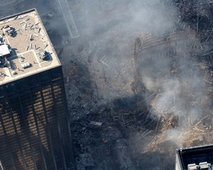 New York, New York (Sep. 19, 2001) -- "Ground Zero" at the World Trade Center disaster, following al-Qaida's terrorist attack.