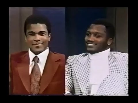 Muhammad Ali & Joe Frazier on Dick Cavett Show - 1974