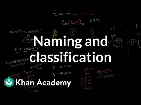 Carbohydrates- naming and classification