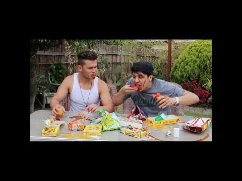 MEXICANS doing The Mexican Candy Challenge