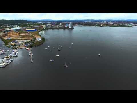 Cardiff Bay Drone DJI Phantom 3 Professional