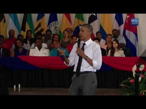 [FULL VIDEO] President Barack Obama Town Hall at UWI, Jamaica - April9,2015