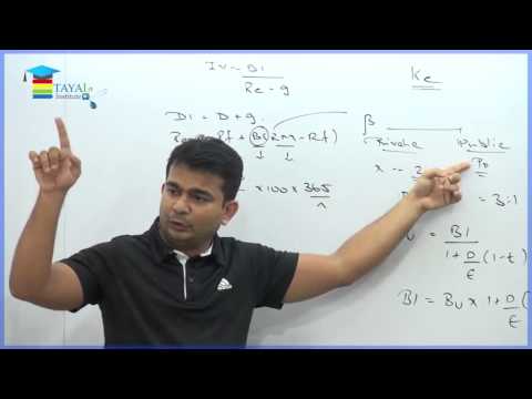 Equity Valuation CA FINAL - SFM