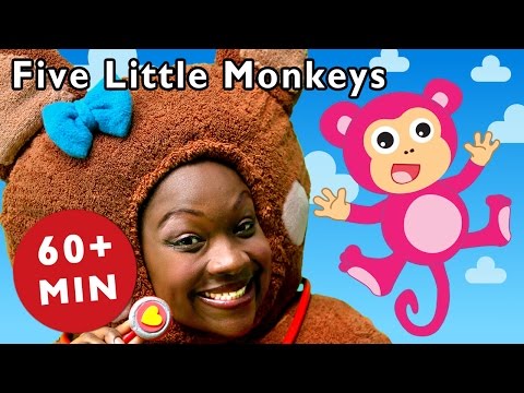 Five Little Monkeys and More | Nursery Rhymes from Mother Goose Club!