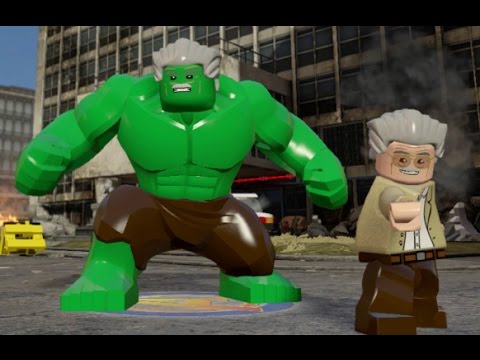 LEGO Marvel's Avengers - Stan Lee Free Roam / Showcase (Excelsior Hulk, Stanbuster, Iron Stan)