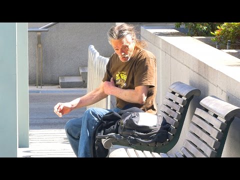 Homeless Man Does Breathtaking Act Social Experiment