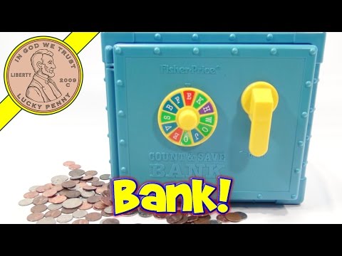 Fisher-Price Count & Save Bank, 1988 - Save For Your Future!