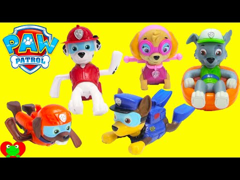 Paw Patrol Paddlin Pups with Raining Orbeez and Shopkins Season 3