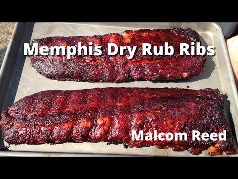 Memphis Style Rib Recipe | How to smoke Memphis Style Dry Rub Ribs Malcom Reed HowToBBQRight