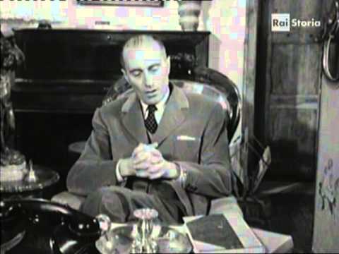 Indro Montanelli incontra Alberto Moravia - 1959