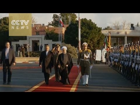 Iranian President Hassan Rouhani visits Italy