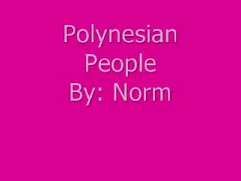 polynesian people By- Norm