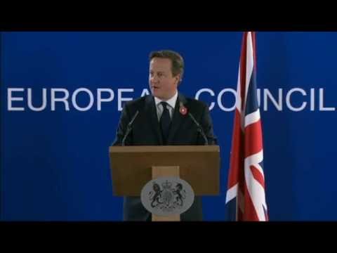 European Council - UK won't pay £1.7bn EU bill says David Cameron