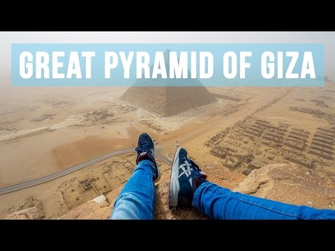 Climbing the Great Pyramid of Giza (146 metres)