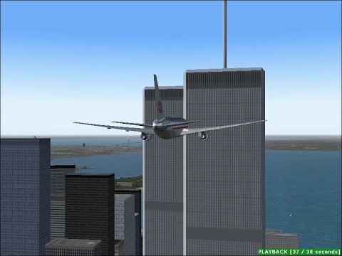 FS2004 - September 11 - The North Tower Attack (American Airlines Flight 11)