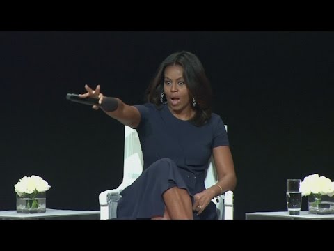 Michelle Obama gives advice to girls