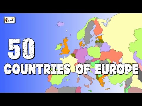 50 Countries of Europe | Countries of Europe | elearnin