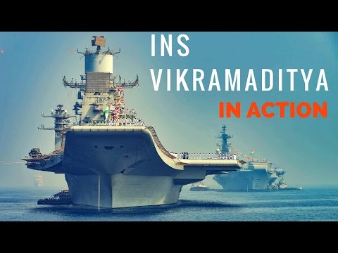 INS Vikramaditya in Action